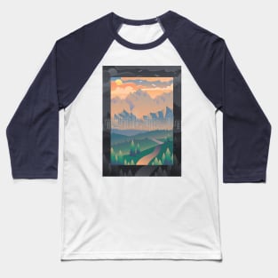 Going to the City Urban Life Gift Evergreen Baseball T-Shirt